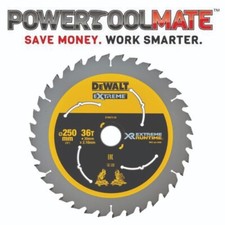 Dewalt DT99572 250mm Extreme Runtime Circular Saw Blade 250mm x 30mm x 36 Tooth