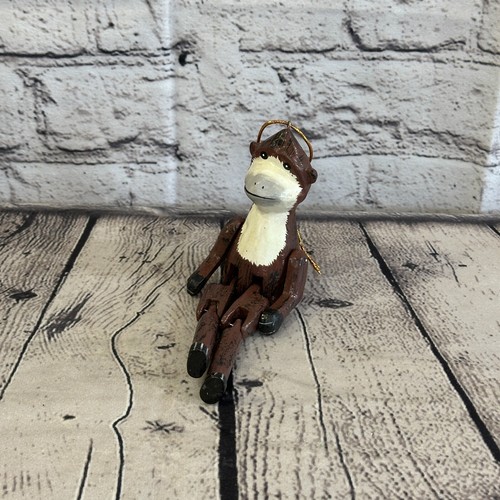 10cm brown monkey sitting - 10cm,