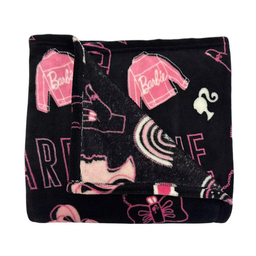 Barbie doll black pink plush - barbie,