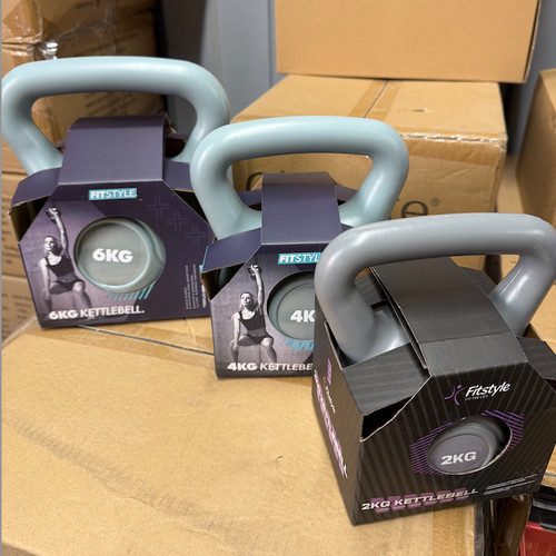 Vinyl kettlebell weight - 2-6, kg