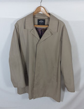 HARRY BROWN XL Harrison Beige﻿ Single Breasted Short Trench Coat