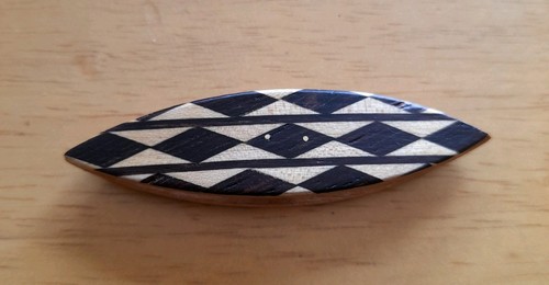 Wood tatting shuttle design - wood, shuttle.