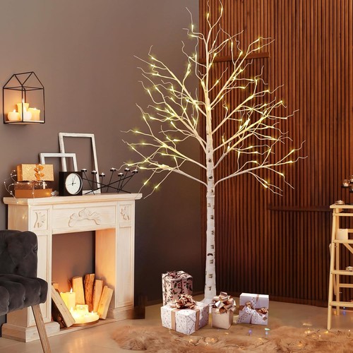 6ft birch christmas - birch,