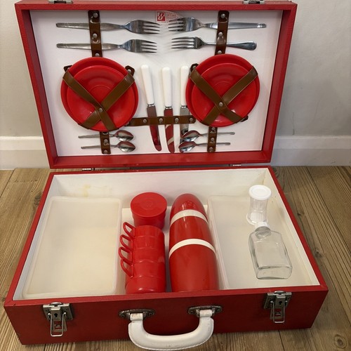 Vintage optima red picnic set - vintage,