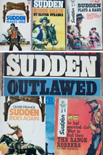 SUDDEN Cowboy Vintage Paperback Oliver Strange & ANGEL Frederick H Christian