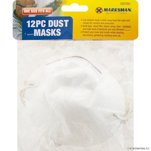 12pc comfort disposable face - 12pc,
