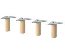 IKEA EKET Wooden Adjustable Legs or Feet Set of 4 – Used