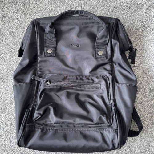 Boscha black nylon - nylon, backpack