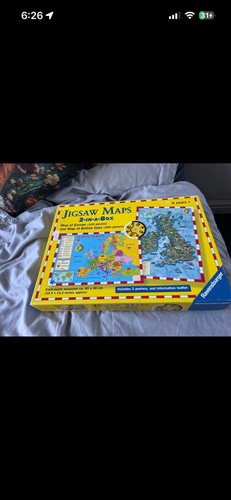 Jigsaw maps box - jigsaw, of