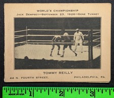 Vintage 1926 Jack Dempsey vs