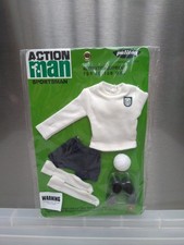 Vintage Action Man 40th Blue White Football Club Palitoy Hasbro 