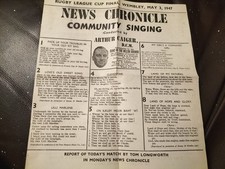 VINTAGE 1947 RUGBY LEAGUE