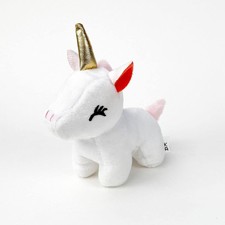 White Unicorn Plush – Soft