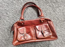 Tony Perotti brown genuine leather bag, NEW!