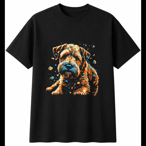 Wheaten terrier shattered dog - terrier,