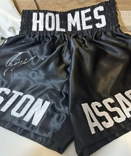 Larry Holmes Autographed Black