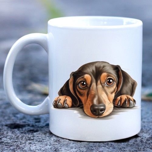 Pet dog mug watercolour - pet,