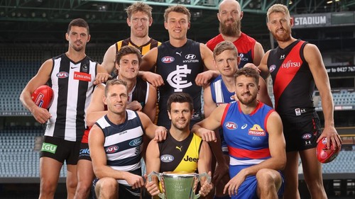 Afl team captains - team, photo,swans