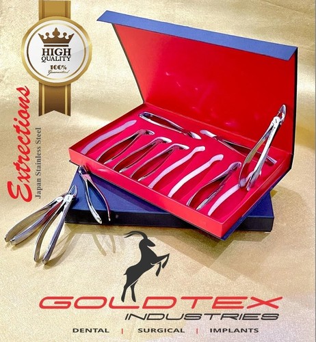 Tooth extraction forceps set - extraction,