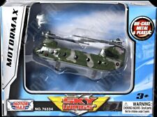 Motormax Skywings - Boeing Chinook RAF Helicopter - 9CM Diecast Aircraft Toy