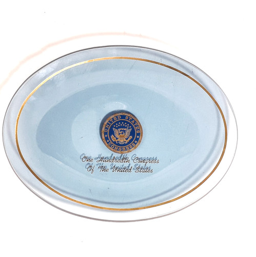 Glass plate commemorating - glass, the