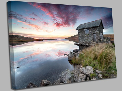 Lake district boathosue sunset - boathosue,