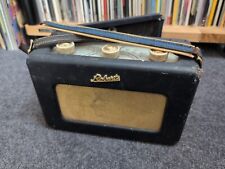 ROBERTS R200 EARLY TRANSISTOR RADIO, SPARES, BLUE LEATHER