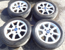 FORD KA 14" ALLOY WHEELS & TYRES 165-60-14 4X108 5J 98~08⭐COLLECTION LEICESTER⭐
