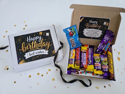 Chocolate hamper box birthday - box,