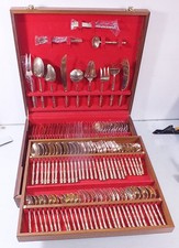 Large Canteen of Thailand Bronze Cutlery -  144 pieces