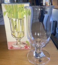 Vintage Dartington Glass Regency Celery Vase In Original Box Unused 