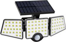 Solar Security Lights, 1200LM Solar Floodlights Motion Sensor with 360 Degree 3 