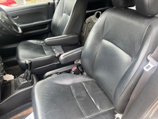 MK2 HONDA CR-V 2006 PAIR FRONT CAPTAIN SEATS LEATHER BLACK HEATED