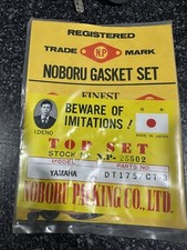 NOS NOBORU TOP END GASKET SET YAMAHA DT175 CT3 1974-1977 NP 25502