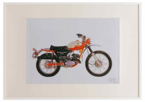 Zundapp gs125 1974 framed - gs125,