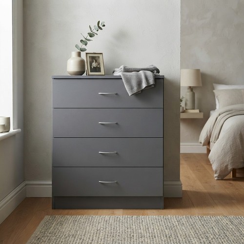 Contemporary grey chest - contemporary,
