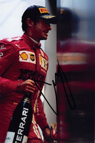 Carlos sainz signed 6x4 photo - signed,