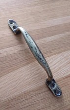 Antique Solid Brass Door Cupboard Handle Sash Pull Reclaimed Salvage