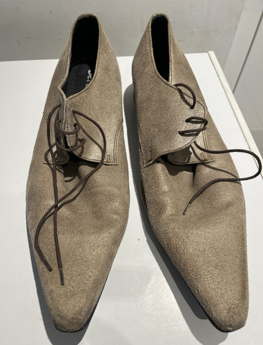 Bertie men beige - suede, derby