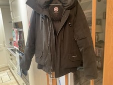 Canada Goose Men's Jacket Large with Coyote Fur and Hood