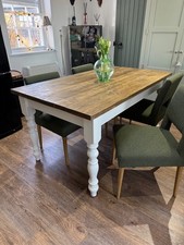 Rustic Shabby Chic Dining Table 6 seater 5 foot x 3 foot