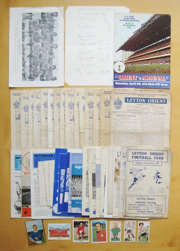 Leyton orient memorabilia - orient,