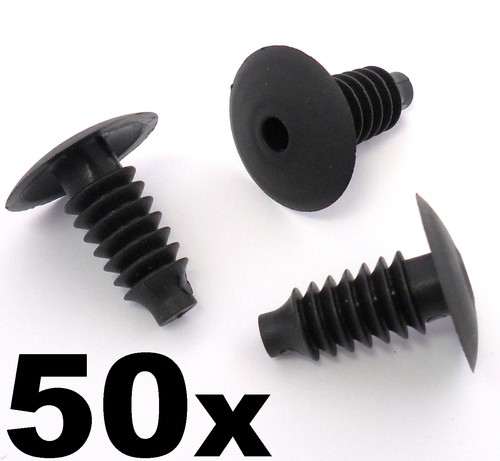 50x plastic trim clips - plastic,
