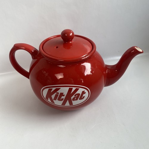 Arthur wood kit kat teapot - teapot, red
