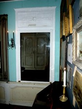 Mirror wall mirror stucco