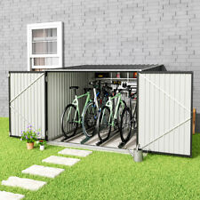 Outdoor Lockable Bicycle Shed