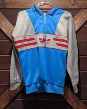 VTG adidas 1980s 1/4 ZIP HOOD