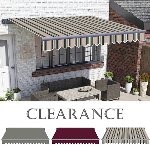 Garden patio manual awning - manual,