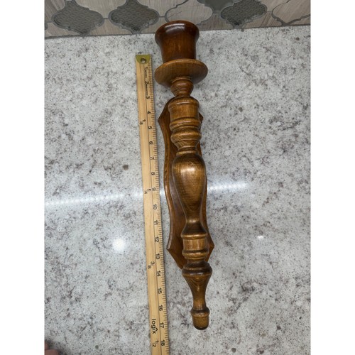 Vintage wooden wall - wooden, sconce