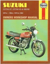 SUZUKI GT250 X7 , GT200 X5 &